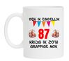 foto 1 Ben ik eindelijk 87 jaar krijg ik zo'n grappige mok
