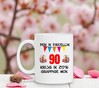 foto 4 Ben ik eindelijk 90 jaar krijg ik zo'n grappige mok