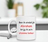 foto 2 Ben ik eindelijk abraham krijg ik zo'n stomme beker