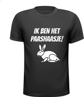 Ben jij het haasje deze pasen shirt