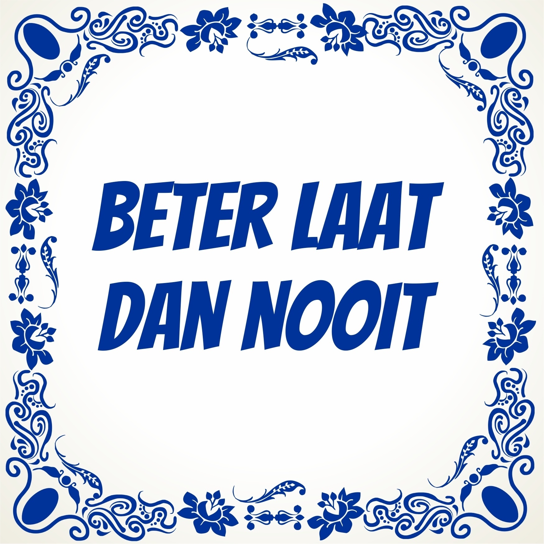 nooit