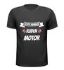 Echte mannen rijden motor shirt grappig cadeau voor motor rijders