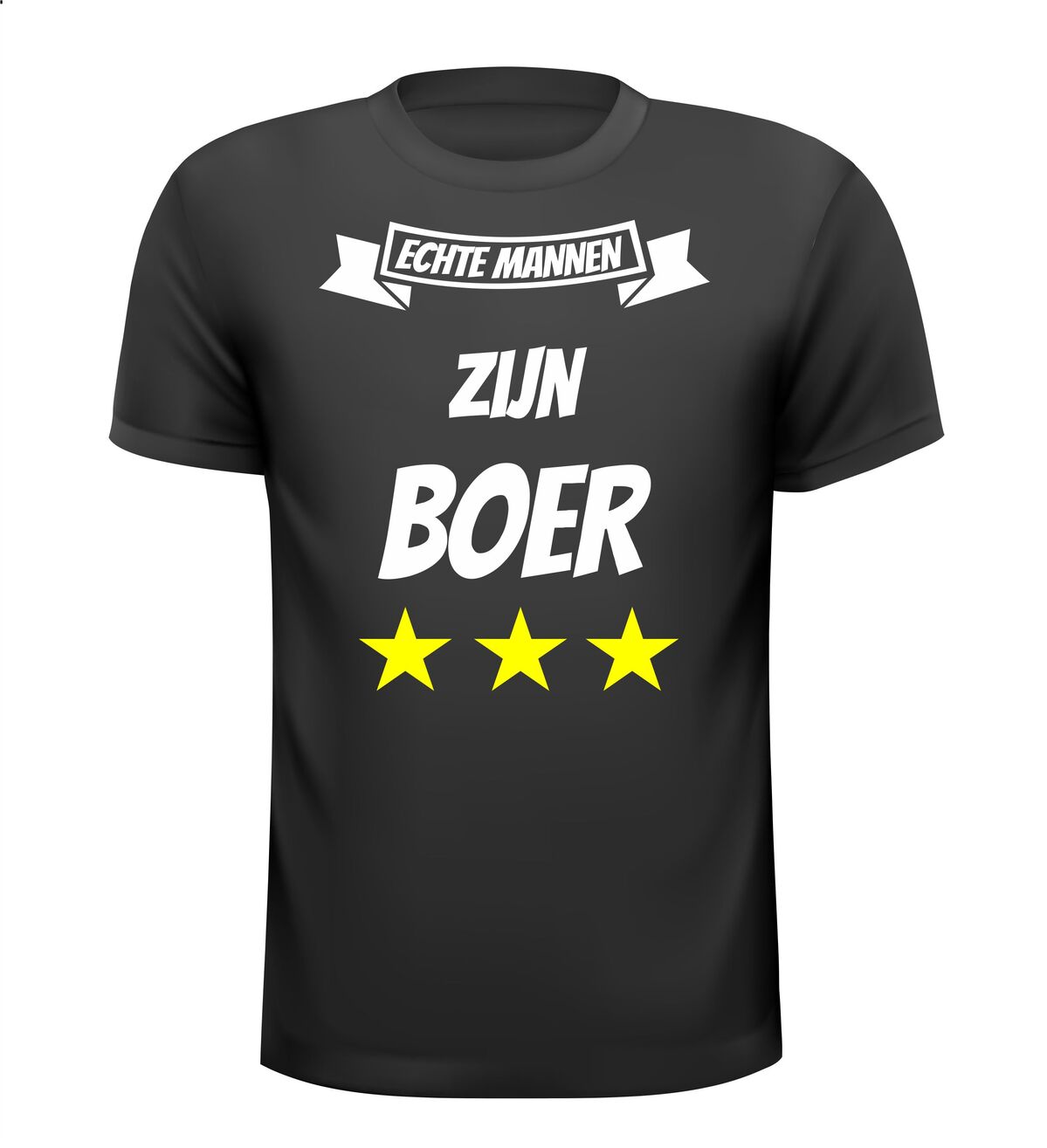 Echte mannen zijn boer shirt