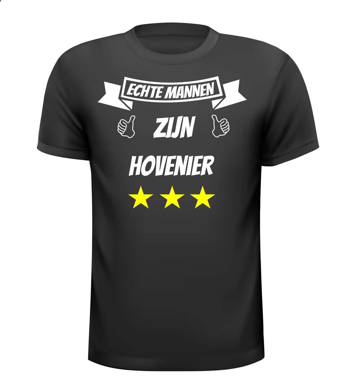 Echte mannen zijn hovenier shirt