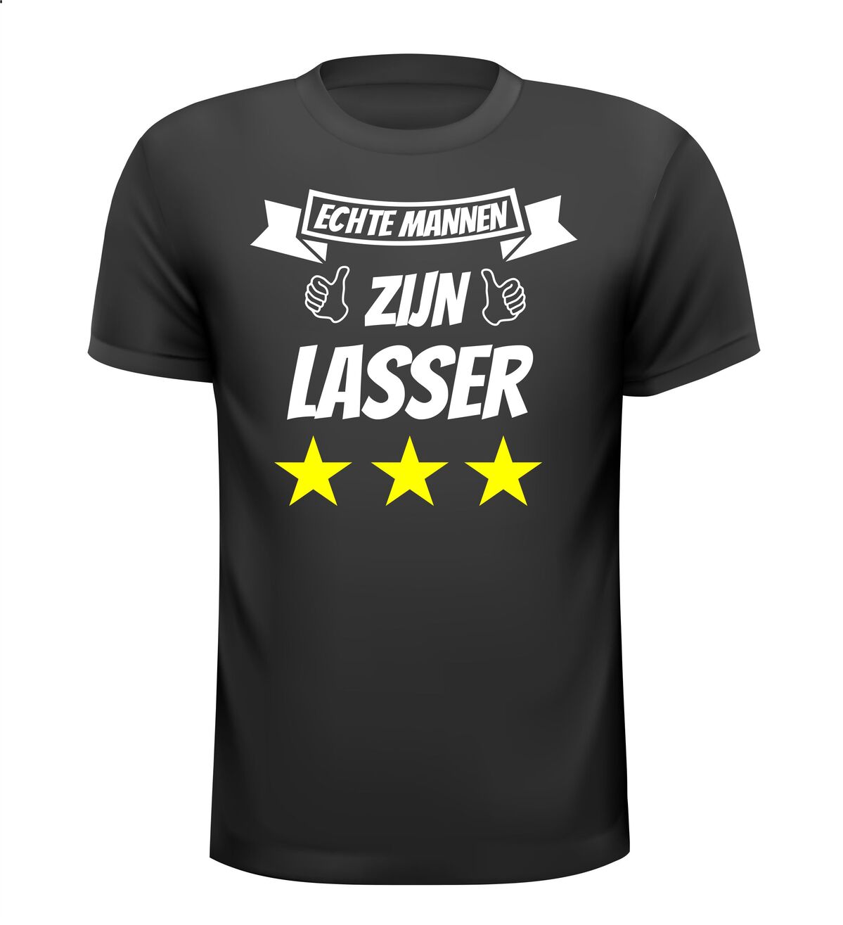 Echte mannen zijn lasser shirt