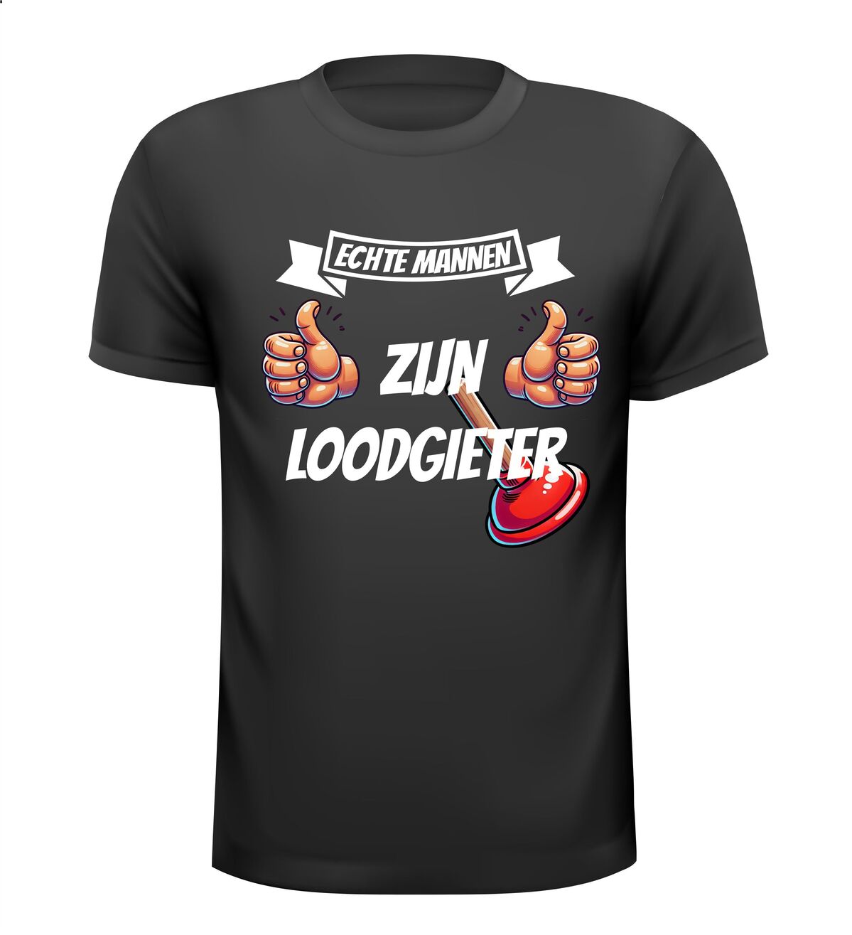 Echte mannen zijn loodgieter shirt