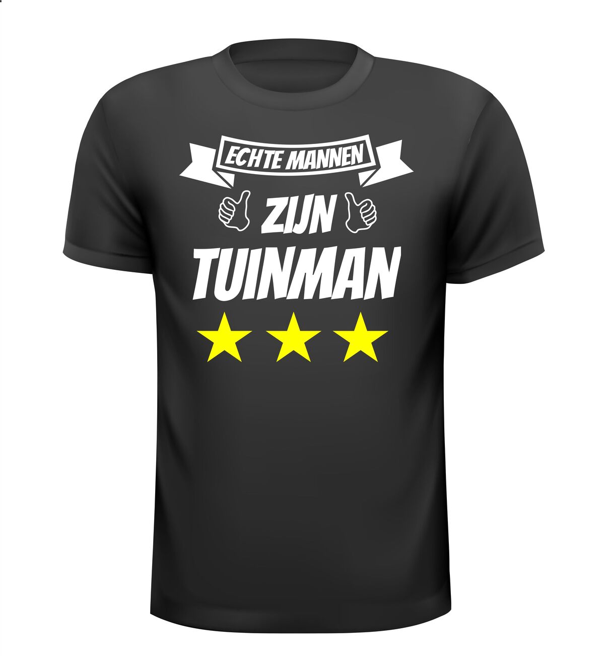 Echte mannen zijn tuinman shirt