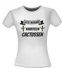 Echte vrouwen knuffelen cactussen shirt