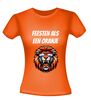foto 10 Feesten als een leeuw shirt oranje t-shirt met leeuw print voor koningsdag, EK & WK