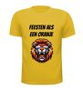 foto 15 Feesten als een leeuw shirt oranje t-shirt met leeuw print voor koningsdag, EK & WK