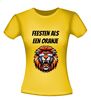 foto 16 Feesten als een leeuw shirt oranje t-shirt met leeuw print voor koningsdag, EK & WK