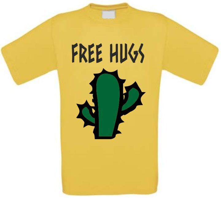 Free hugs cactus shirt