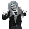 foto 2 Horror zombie masker volwassen met grijze pruik