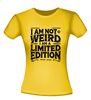 foto 16 i am not weird i am a limited edition shirt
