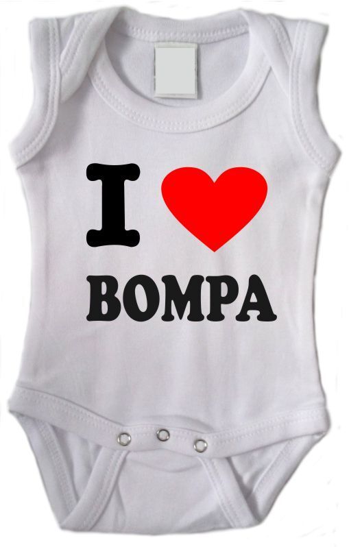 i love bompa romper