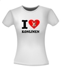 foto 4 I love konijnen shirt