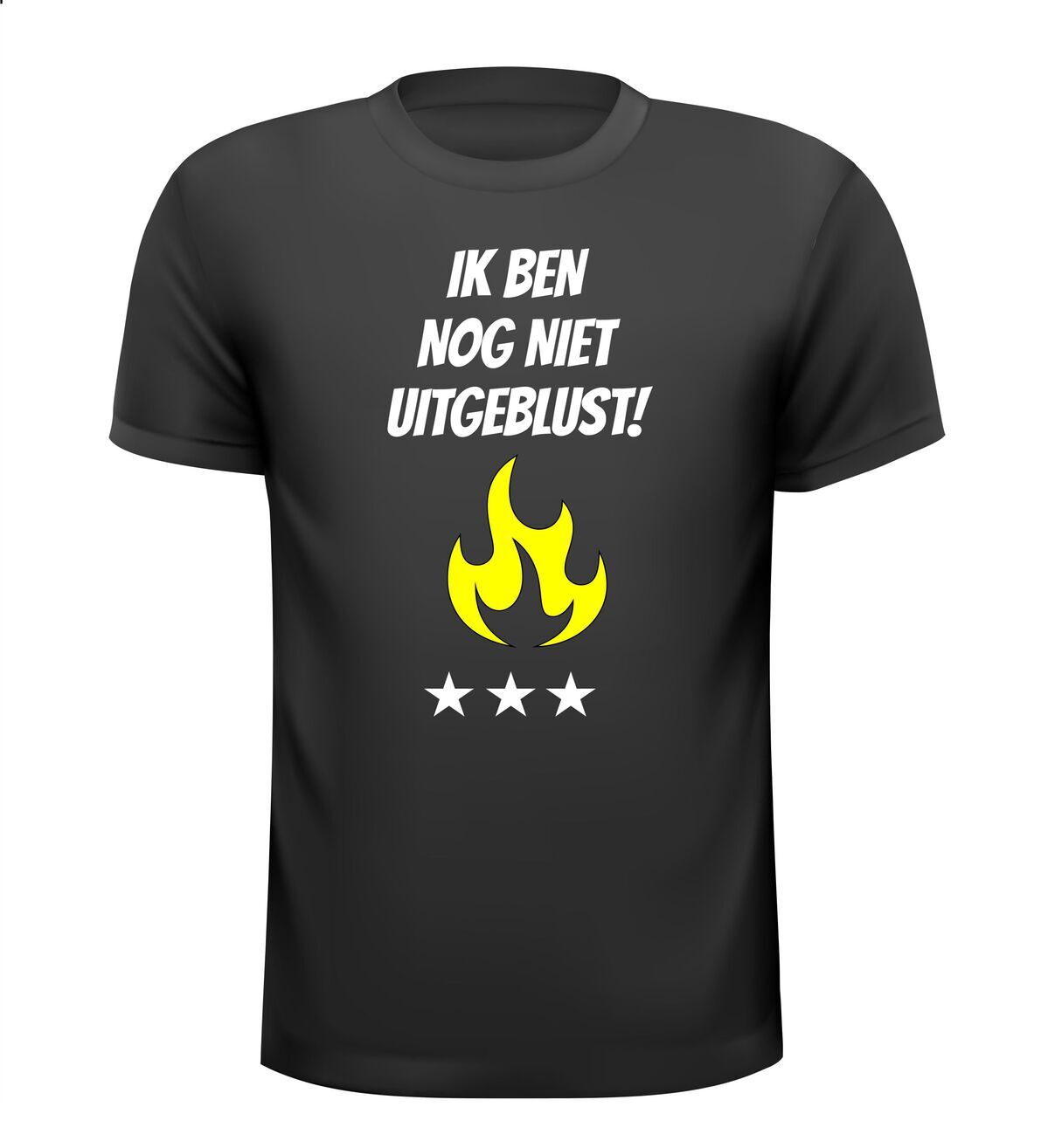 Ik ben nog niet uitgeblust shirt