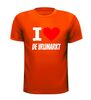 ik hou van de vrijmarkt oranje shirt