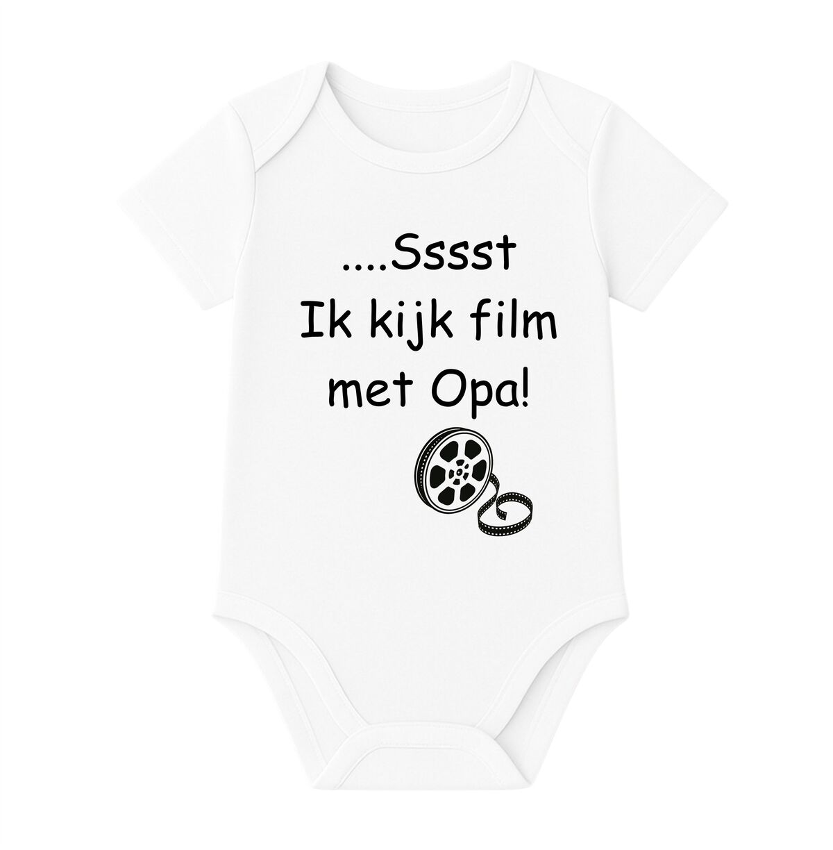 ik kijk film met opa romper