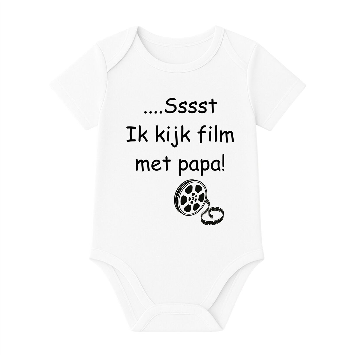 ik kijk film met papa romper