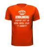 Koninginnedag oeps dit is een heel oud t-shirt