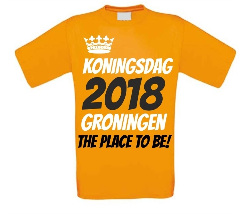 Koningsdag 2018 Groningen shirt
