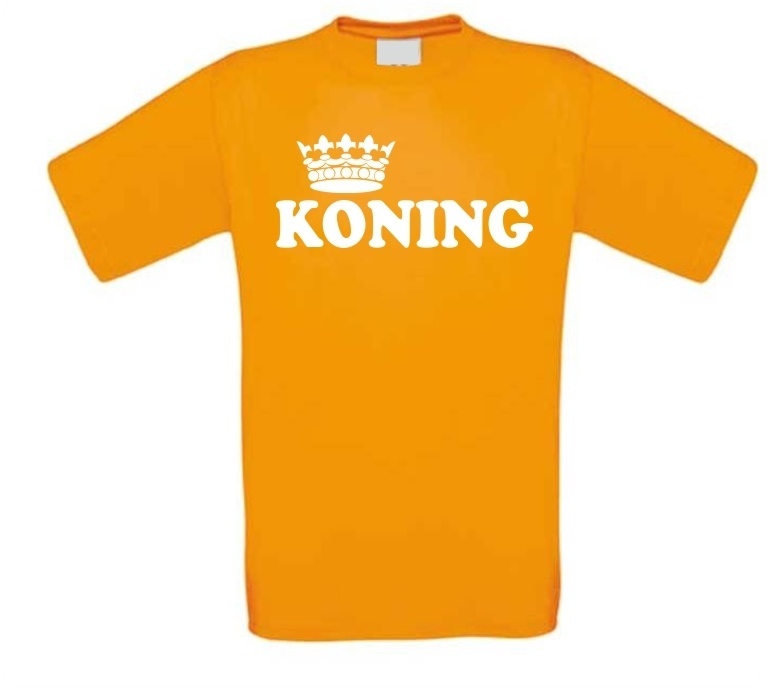 Koningsdag koning shirt