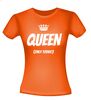 Koningsdag koningin alleen vandaag oranje shirt 