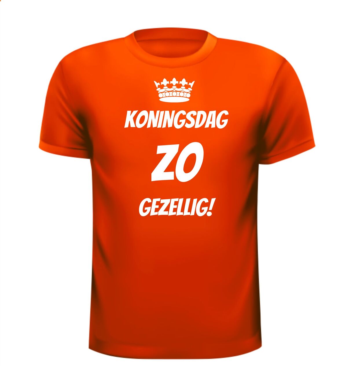 Koningsdag zo gezellig shirt