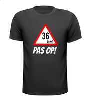 Leeftijd shirt verjaardag 36 jaar pas op Leeftijd shirt verjaardag 36 jaar pas op