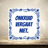 foto 2 Onkruid vergaat niet tegel