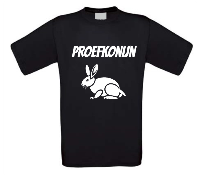 proefkonijn shirt