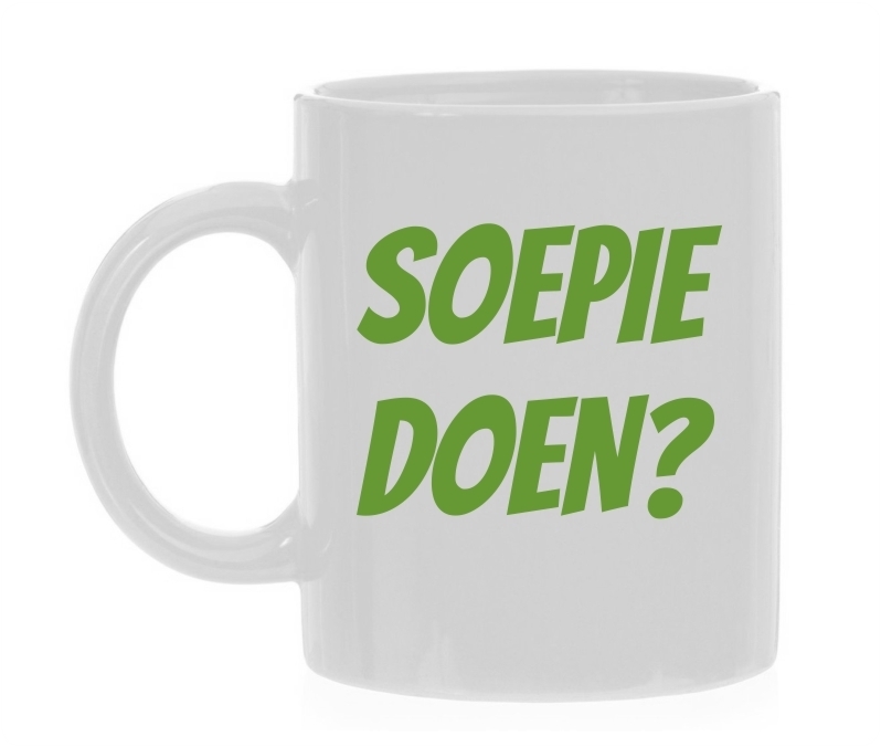 Soepie doen mok groen