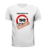foto 13 Verjaardag shirt geboren in het jaar 1949