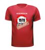 foto 7 Verjaardag shirt geboren in het jaar 1970