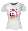 foto 14 Verjaardag shirt geboren in het jaar 1971