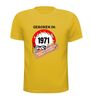 foto 15 Verjaardag shirt geboren in het jaar 1971