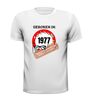 foto 13 Verjaardag shirt geboren in het jaar 1977