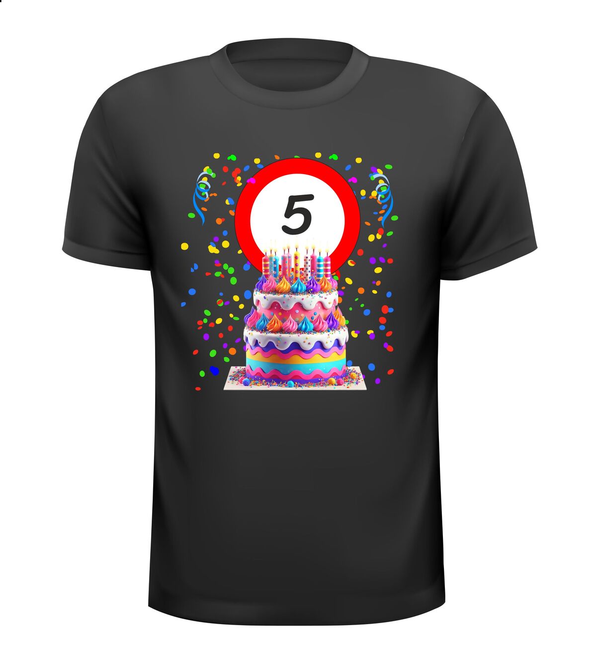 verjaardags shirt 5 jaar