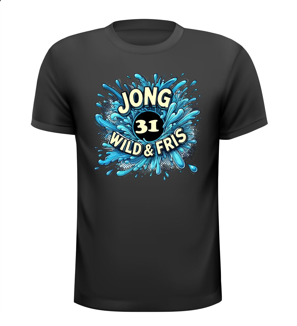 Verjaardags T-shirt 31 jaar jong wild en fris