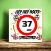 foto 2 Verjaardags tegeltje 37 jaar
