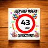 foto 3 Verjaardags tegeltje 43 jaar
