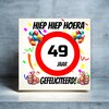 foto 2 Verjaardags tegeltje 49 jaar