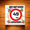 foto 4 Verjaardags tegeltje 49 jaar