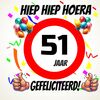 foto 1 Verjaardags tegeltje 51 jaar