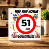 foto 4 Verjaardags tegeltje 51 jaar