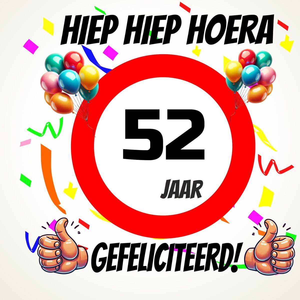 verjaardags-tegeltje-52-jaar-goedkope-feestwinkel