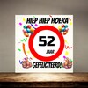 foto 2 Verjaardags tegeltje 52 jaar