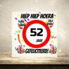 foto 3 Verjaardags tegeltje 52 jaar
