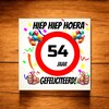 foto 2 Verjaardags tegeltje 54 jaar